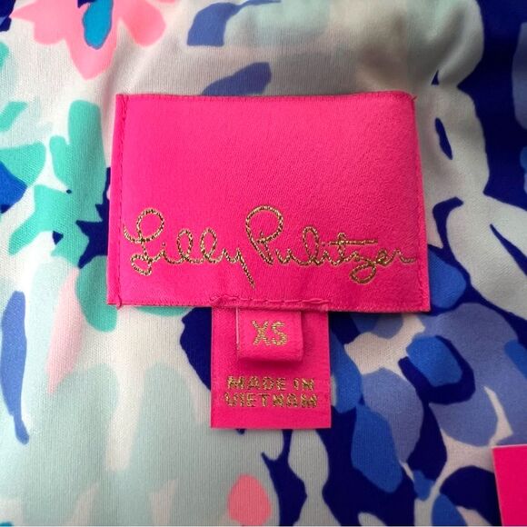 Lilly Pulitzer Puffer Vest Whisper Blue XS NWT - Picture 7 of 9